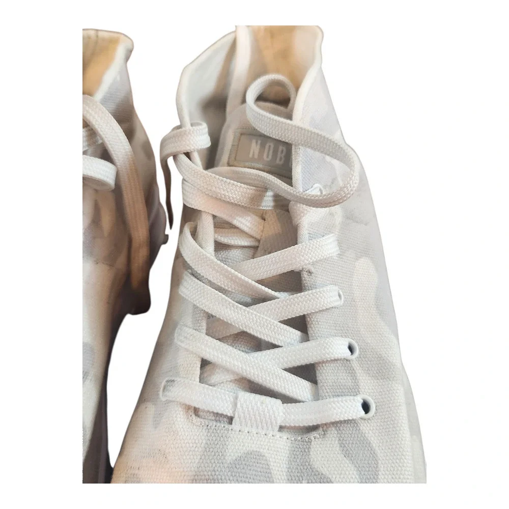 NoBULL high top shoes unisex men 10.5 Women 12 artic camo canvas trainer workout